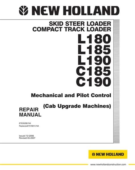 new holland c190 service manual